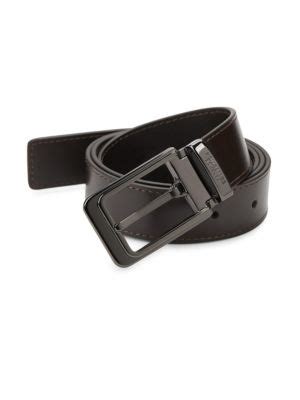 versace collection buckled leather belt